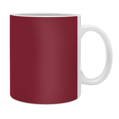 DENY Designs Maroon 202c Coffee Mug