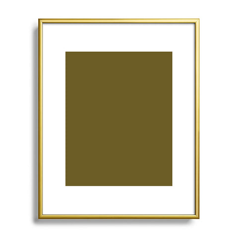 DENY Designs Olive 455c Metal Framed Art Print
