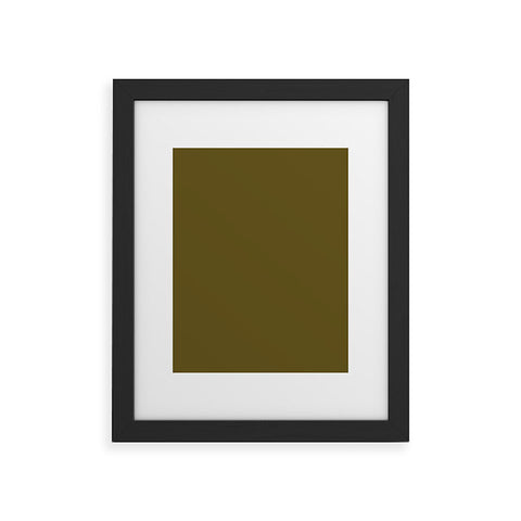 DENY Designs Olive 455c Framed Art Print