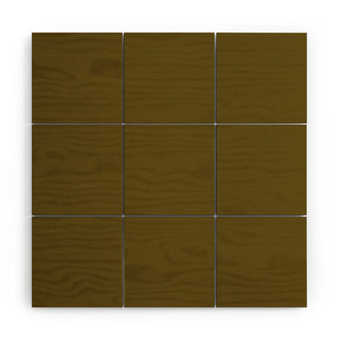DENY Designs Olive 455c Wood Wall Mural