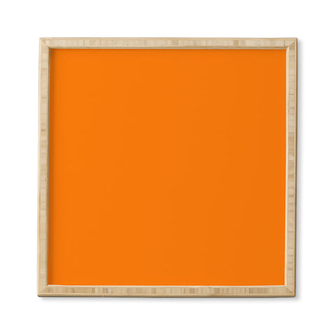 DENY Designs Orange Cream 151c Framed Wall Art