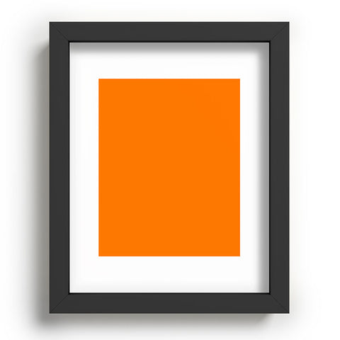 DENY Designs Orange Cream 151c Recessed Framing Rectangle