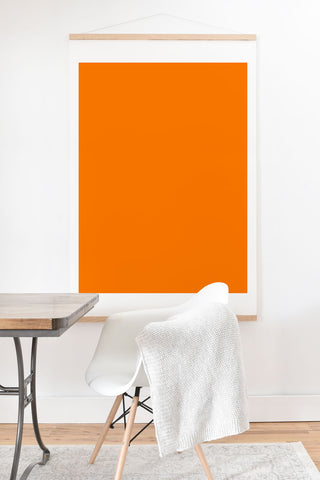 DENY Designs Orange Cream 151c Art Print And Hanger