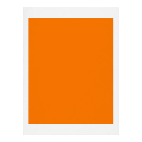 DENY Designs Orange Cream 151c Art Print
