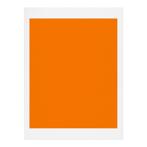 DENY Designs Orange Cream 151c Art Print