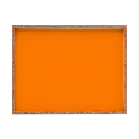 DENY Designs Orange Cream 151c Rectangular Tray
