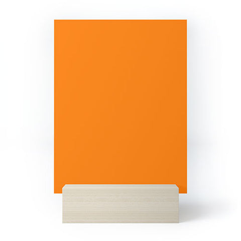 DENY Designs Orange Cream 151c Mini Art Print