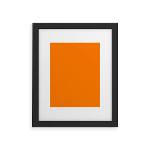 DENY Designs Orange Cream 151c Framed Art Print