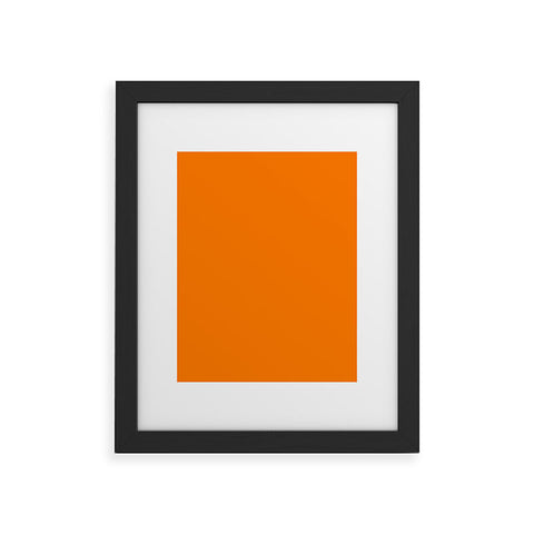 DENY Designs Orange Cream 151c Framed Art Print