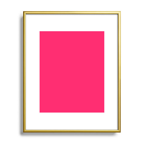 DENY Designs Pink 812c Metal Framed Art Print
