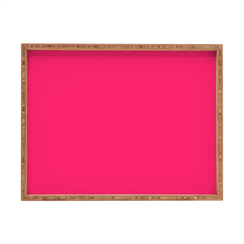 DENY Designs Pink 812c Rectangular Tray