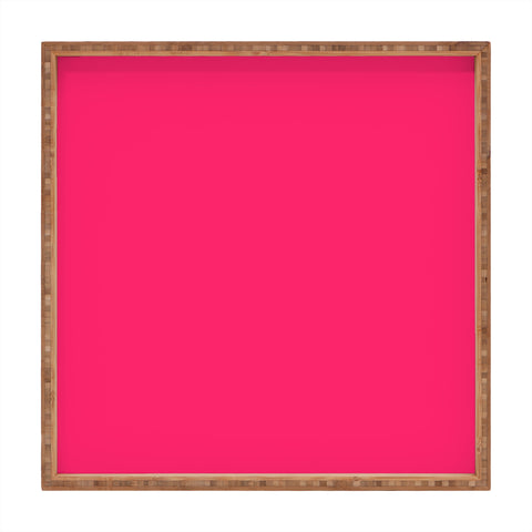 DENY Designs Pink 812c Square Tray