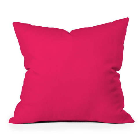 DENY Designs Pink 812c Throw Pillow