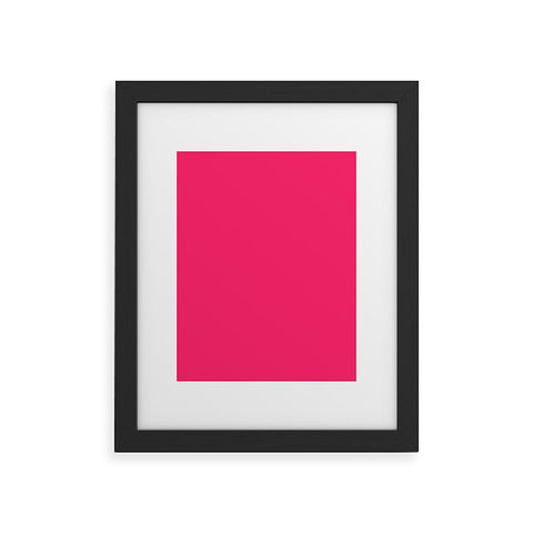 DENY Designs Pink 812c Framed Art Print