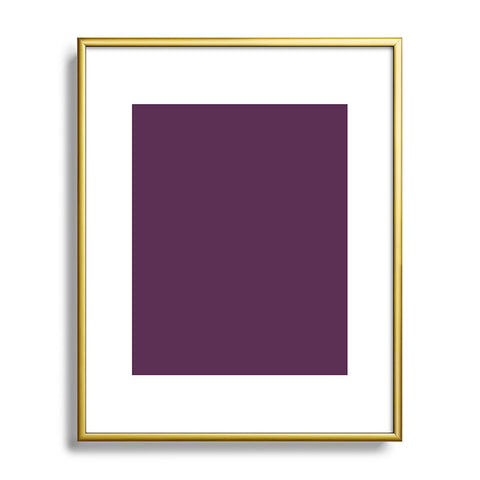 DENY Designs Plum 262c Metal Framed Art Print