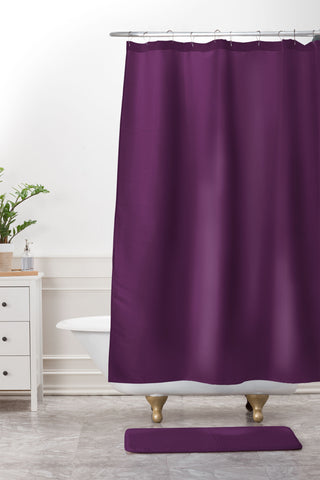 DENY Designs Plum 262c Shower Curtain And Mat