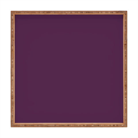 DENY Designs Plum 262c Square Tray