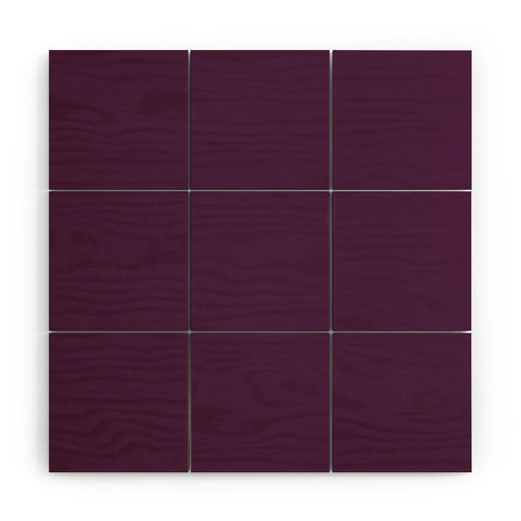 DENY Designs Plum 262c Wood Wall Mural