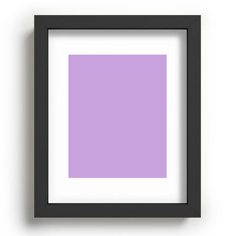 DENY Designs Powder Purple 529c Recessed Framing Rectangle