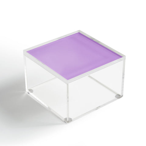 DENY Designs Powder Purple 529c Acrylic Box