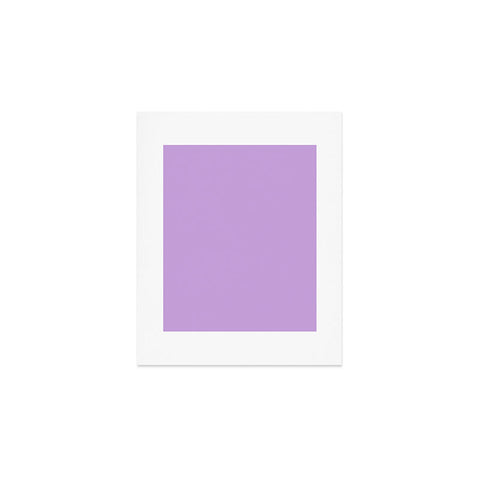DENY Designs Powder Purple 529c Art Print