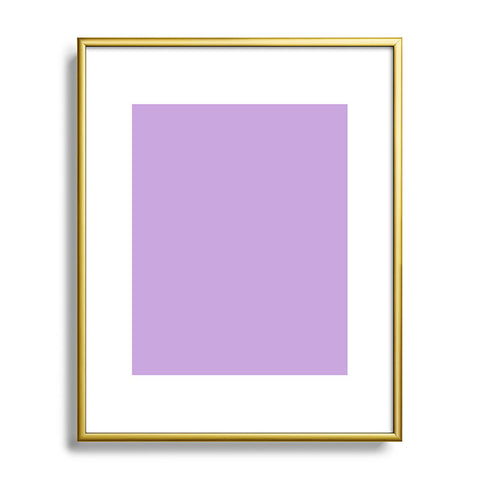 DENY Designs Powder Purple 529c Metal Framed Art Print