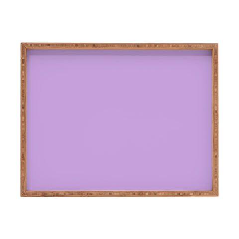 DENY Designs Powder Purple 529c Rectangular Tray