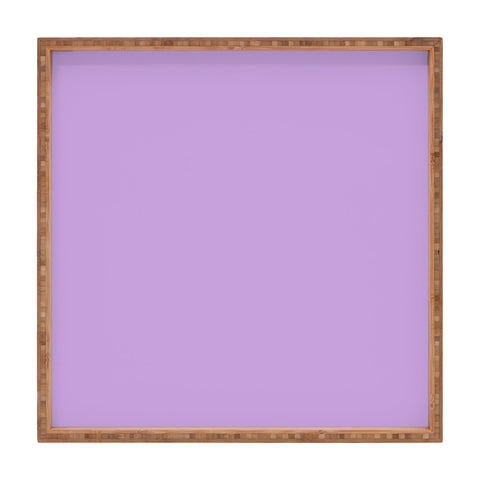 DENY Designs Powder Purple 529c Square Tray