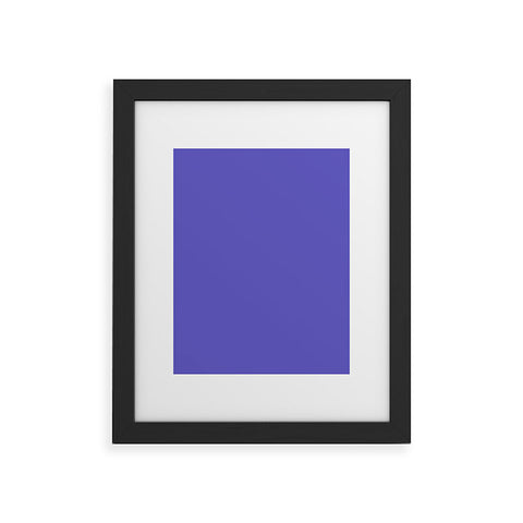 DENY Designs Purple 2725c Framed Art Print