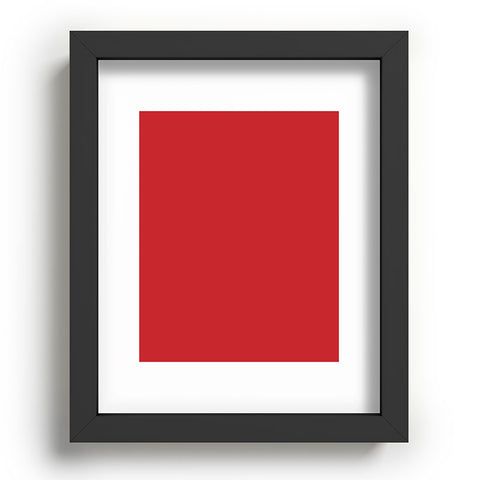 DENY Designs Red 1797c Recessed Framing Rectangle