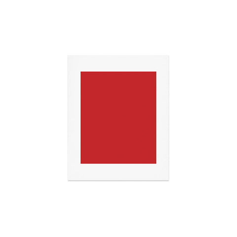 DENY Designs Red 1797c Art Print