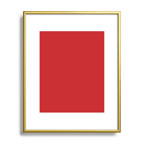 DENY Designs Red 1797c Metal Framed Art Print