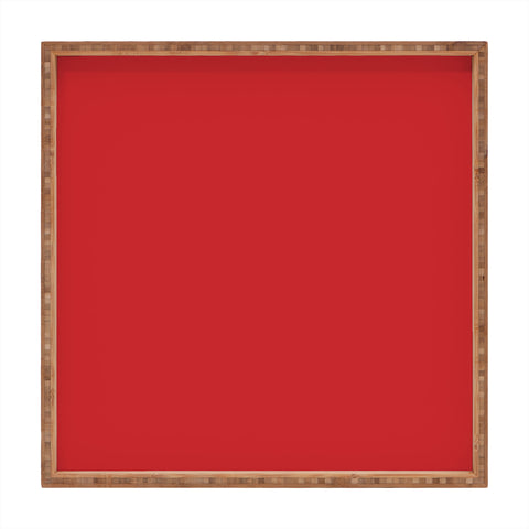 DENY Designs Red 1797c Square Tray