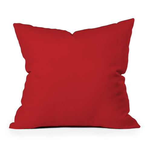 DENY Designs Red 1797c Throw Pillow