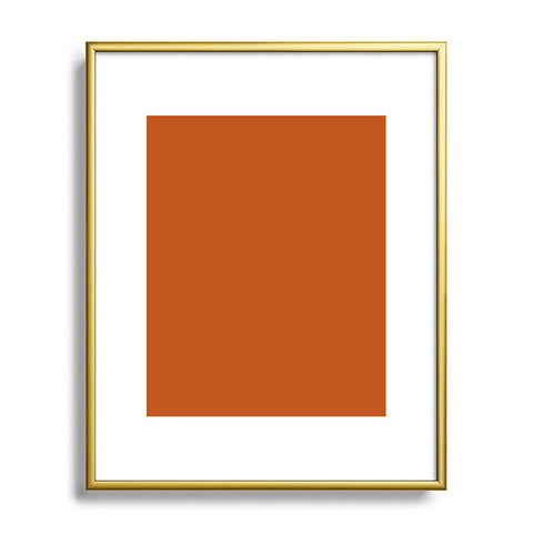 DENY Designs Rust 167c Metal Framed Art Print