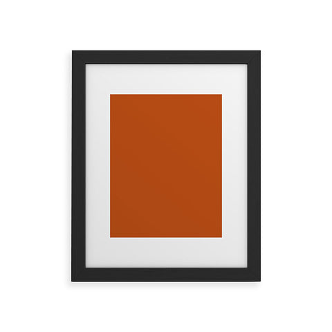 DENY Designs Rust 167c Framed Art Print