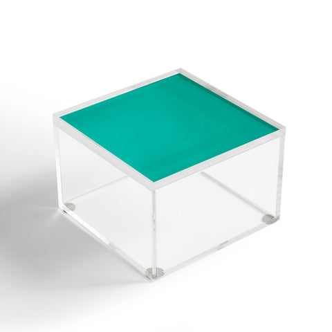 DENY Designs Sea Green 3275c Acrylic Box
