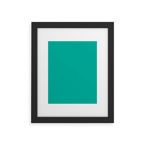DENY Designs Sea Green 3275c Framed Art Print