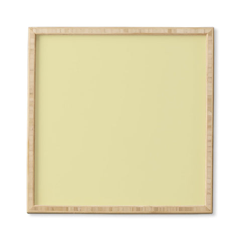 DENY Designs Tender Yellow 607c Framed Wall Art