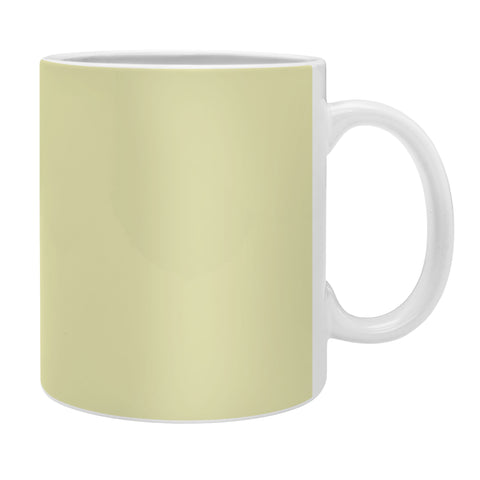 DENY Designs Tender Yellow 607c Coffee Mug