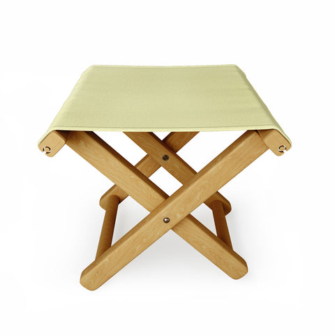 DENY Designs Tender Yellow 607c Folding Stool