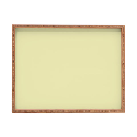 DENY Designs Tender Yellow 607c Rectangular Tray