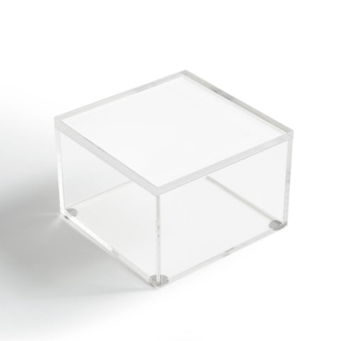 DENY Designs White Acrylic Box