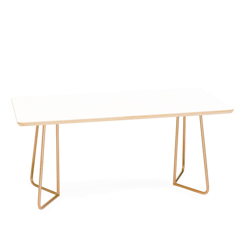 DENY Designs White Coffee Table