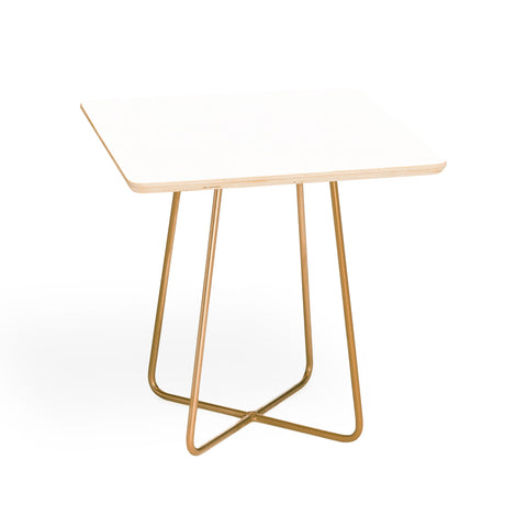 DENY Designs White Side Table