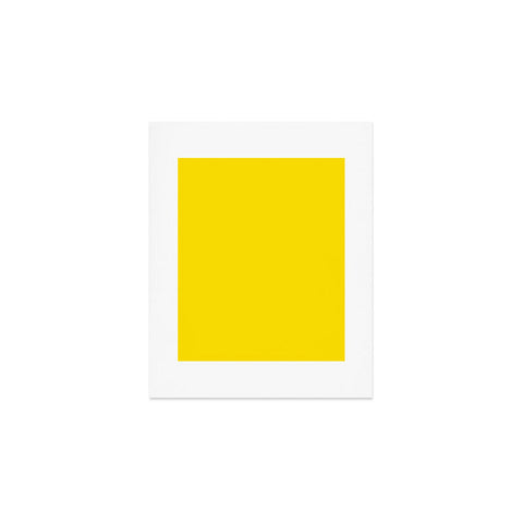 DENY Designs Yellow C Art Print