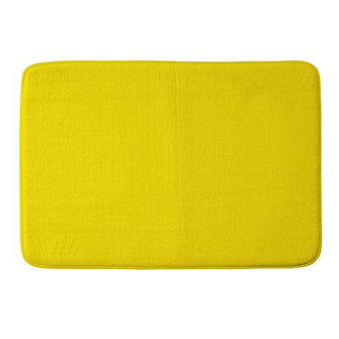 DENY Designs Yellow C Memory Foam Bath Mat
