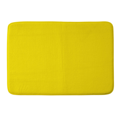 DENY Designs Yellow C Memory Foam Bath Mat