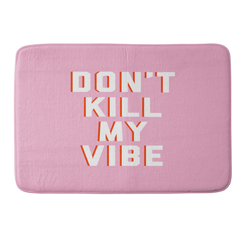 DirtyAngelFace Dont Kill My Vibe Memory Foam Bath Mat