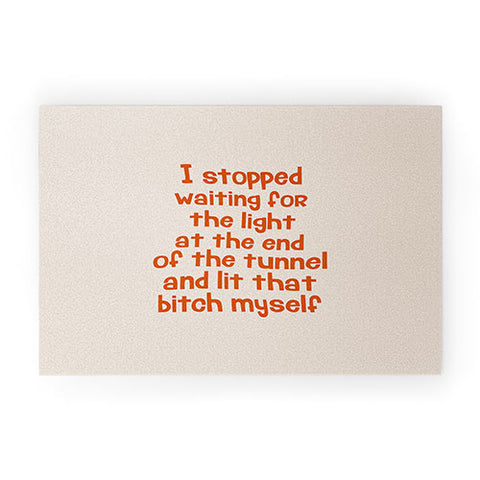 DirtyAngelFace I Stopped Waiting for the Light Welcome Mat